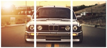 3x OBRAZ NA ŚCIANĘ BMW E30 30x40