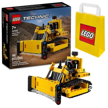 KLOCKI LEGO TECHNIC 42163 BULDOŻER DO ZADAŃ SPECJALNYCH PREZENT + TORBA