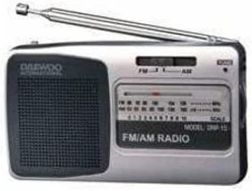 6/1230 Radio baterie AM, FM Daewoo DRP-15
