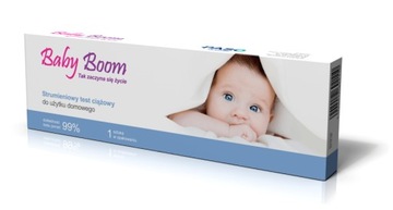 TEST CIĄŻOWY strumieniowy Baby Boom 99% PEWNOŚCI