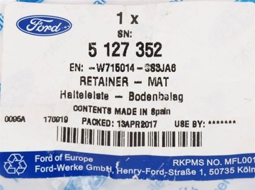 КРОНШТЕЙН КОВРА EDGE FIESTA KUGA MONDEO