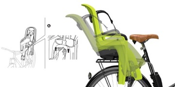 Велосипедное сиденье THULE RideAlong 2 Zen Lime