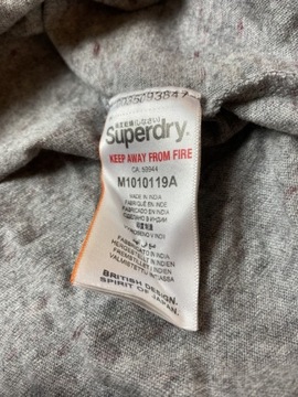 Superdry Super DRY ORYGINLNY SZARY T SHIRT/ KOSZULKA /M