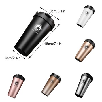 Изолированные чашки для горячего и холодного кофе, герметичная кофейная кружка