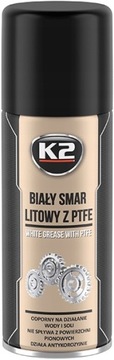 K2 BIAŁY SMAR LITOWY Z TEFLONEM PTFE 400ML