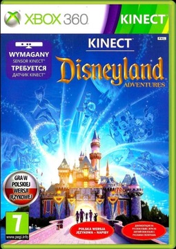 KINECT DISNEYLAND ADVENTURES на польском языке PL XBOX 360