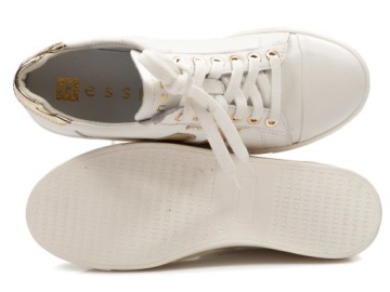 Кожаная обувь Nessi на платформе кроссовок