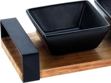 Миски для ДИПОВ, СОУСОВ, ЗАКУСОК, 3 шт + противень