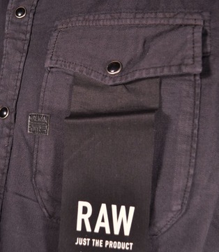 G-STAR RAW koszula BLACK slim LANDOH SHIRT_ L