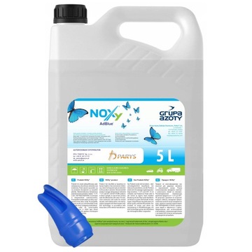 NOXy PŁYN AD BLUE ADBLUE - płyn do DPF płyn katalityczny + lejek - 5L