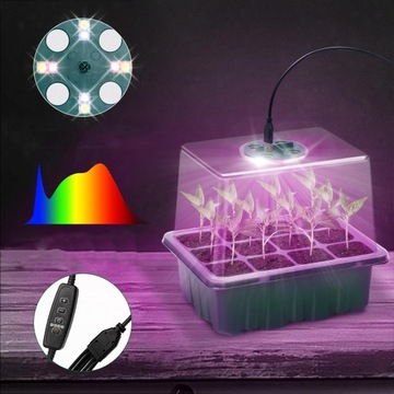 НАБОР ДЛЯ ПРОРАЩИВАНИЯ РАСТЕНИЙ С ПРОЗРАЧНЫМИ КРЫШКАМИ, САД, ТЕПЛИЦА