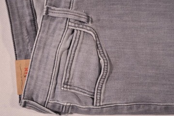 LEE spodnie SKINNY regular grey SCARLETT W33 L33