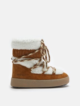 Moon Boot Śniegowce Damskie Ltrack Shearling Whisky White 36