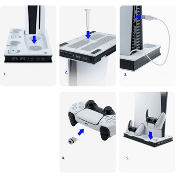ЗАРЯДНАЯ СТАНЦИЯ ДЛЯ ОХЛАЖДАЮЩЕЙ ПОДСТАВКИ ДЛЯ PS5 ПОДСТАВКА ДЛЯ ЗАРЯДНОЙ ПОДСТАВКИ