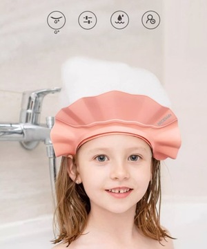 МОСТИК ДЛЯ КУПАНИЯ ГИБКИЙ КОЗЫК ДЛЯ МЫТЬЯ ГОЛОВЫ ДЕТСКАЯ ВАННА РОЗОВЫЙ РОЗОВЫЙ