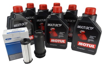 OLEJ PRZEKŁADNIOWY MOTUL POWERSHIFT 7L + FILTR FORD 1490763 ORG OE