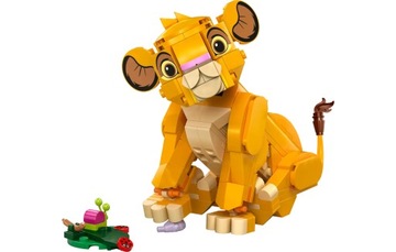 LEGO DISNEY 43243 KRÓL LEW LWIĄTKO SIMBA + LEGO TORBA PAPIEROWA ŚREDNIA