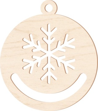 DREWNIANE BOMBKI CHOINKOWE ŚWIĄTECZNE ZAWIESZKI NA CHOINKĘ BAZA MAKRAMA x 4