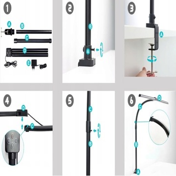 ЛАМПА ДЛЯ ЧЕРТЕЖА ДВОЙНАЯ МОЩНАЯ СВЕТОДИОДНАЯ НАСТОЛЬНАЯ ЛАМПА 24 ВТ, РЕГУЛИРУЕМАЯ