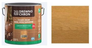 DREWNOCHRON LAKIEROBEJCA 2w1 SZYBKOSCHNĄCA 2,5L - TIK - PPG (teak, tek)