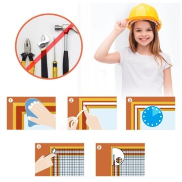 УНИВЕРСАЛЬНАЯ оконная москитная сетка от 20/20 до 130/150 см.