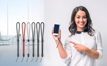 SMYCZE DO TELEFONÓW PASKI NA NADGARSTKI LINKI DO WISZANIA TELEFONÓW 6 szt.