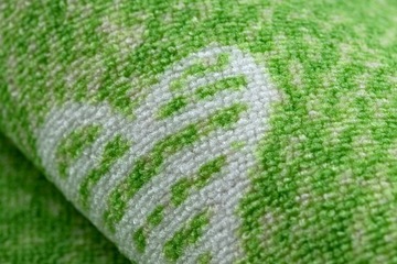 WYKŁADZINA DZIECIĘCA 400cm SERDUSZKA zieleń ^*X774