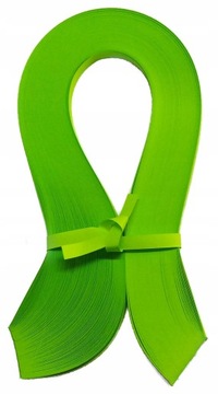 Paski do Quillingu 3 mm 200 szt ZIELONY FLUO G2