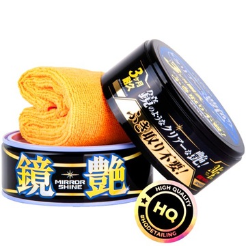 SOFT99 Mirror Shine Wax Dark 200g twardy wosk