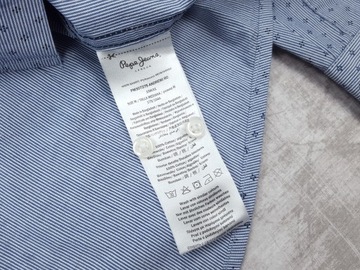 PEPE JEANS ANDREWI MĘSKA KOSZULA BŁĘKITNA ELEGANCKA NOWA SLIM FIT r. M