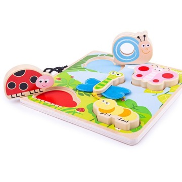 Puzzle DOTYKOWE OWADY SENSORYCZNE faktury
