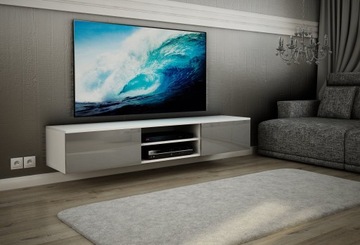 RTV szafka Nowoczesna pod TV Połysk duża 200cm