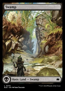 [MTG] Swamp (BLB) *FOIL* [FULL ART] (4 dostępne)