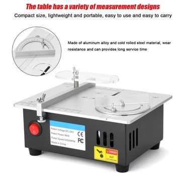 Многофункциональная настольная пила с 7-ступенчатой ​​регулировкой скорости.