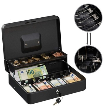 KASETKA METALOWA NA PIENIĄDZE BANKNOTY Z DOCISKIEM