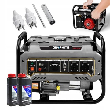 GRAPHITE AGREGAT PRĄDOTWÓRCZY GENERATOR 2200W OLEJ
