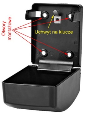 Szafka / sejf zewnętrzny z szyfrem na klucze - L