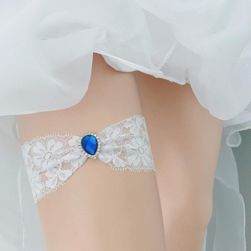 Модная хрустальная подвязка для свадебного выпускного, свободный размер 1