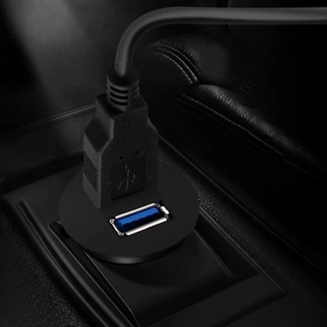 Удлинительный кабель 2 МБ Розетка USB 3.0 3A ДВОЙНАЯ панель