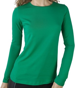 Gładka bluzka LaTynka KOLORY okrągły dekolt R50