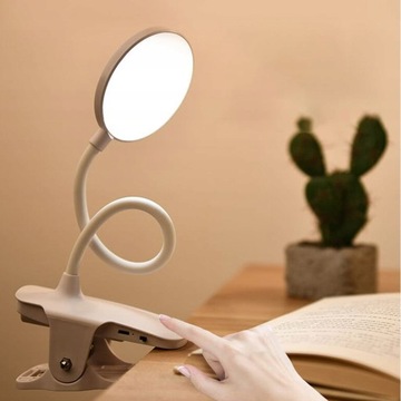 НАСТОЛЬНАЯ ЛАМПА ДЛЯ НОЧНОГО ЧТЕНИЯ LED CLIP 6500K