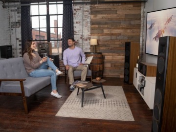 MARTIN LOGAN Motion Reimagined XT F100 WALNUT FLOOR COLUMNS