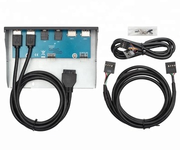 Передняя панель 2x USB3.0 2x USB2.0 2x Аудио 5.25