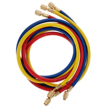 Заправочные шланги 1/4 SAE 800 PSI с крышкой, переходники R134