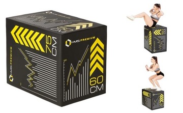 Коробка для тренировок HMS JUMP BOX FITNESS GYM, НЕСКОЛЬЗЯЩАЯ