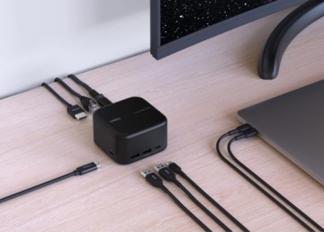 Концентратор Belkin USB-C для ноутбука, INC018vf, 4K HDMI, 5 Гбит/с, USB-A, GaN 130 Вт