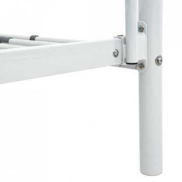 Двухъярусная кровать VidaXL, Белый, Металл, 90 x 200 см