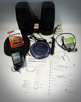 Discman (CD Walkman) Sony D-EJ825 + КОМПЛЕКТ SONY