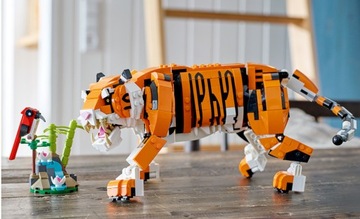 LEGO Creator ТИГР 31129 ПОДАРОК ​​ДЛЯ ДЕТЕЙ 9, 10, 12 ЛЕТ, ЖИВОТНЫЕ