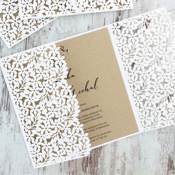 Свадебные приглашения Eco Rustic Boho образец